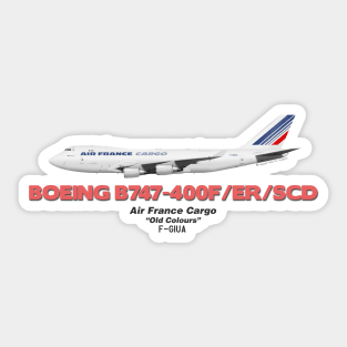Boeing B747-400F/ER/SCD - Air France Cargo "Old Colours" Sticker